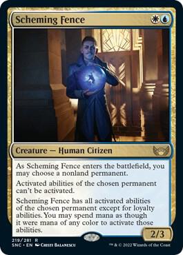 Scheming Fence - Rare - 219/281
