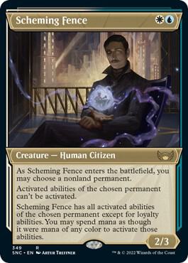 Scheming Fence (Showcase) - Rare - 349