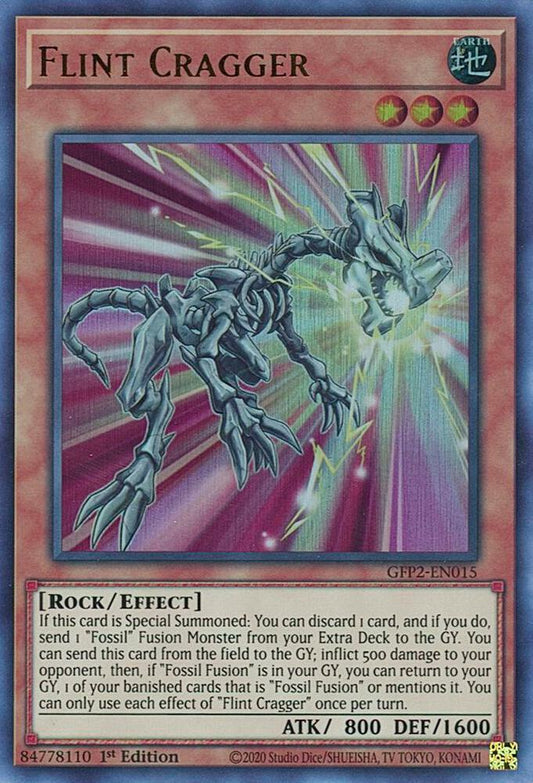 Flint Cragger - Ultra Rare - 1st Edition - GFP2-EN015