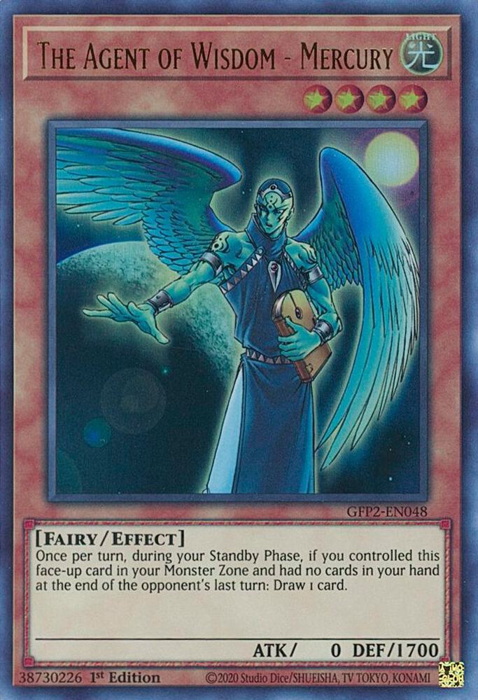 The Agent of Wisdom - Mercury - 1st Edition - Ultra Rare - GFP2-EN048
