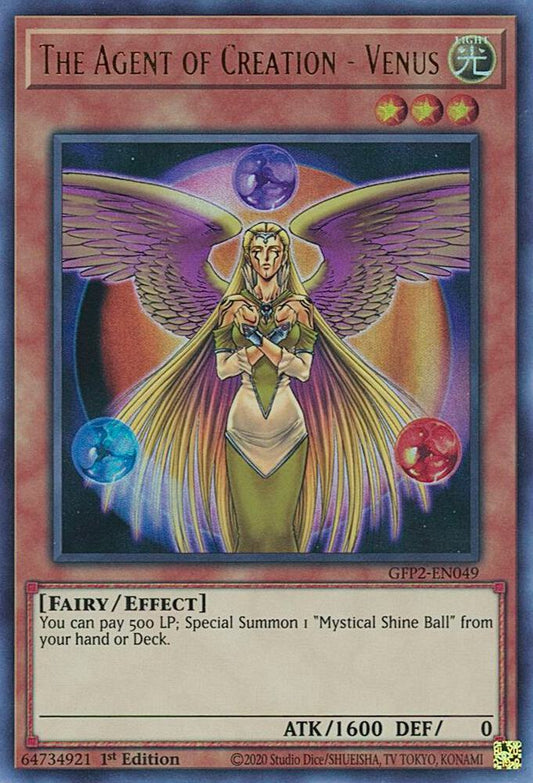 The Agent of Creation - Venus - Ultra Rare - 1st Edition - GFP2-EN049