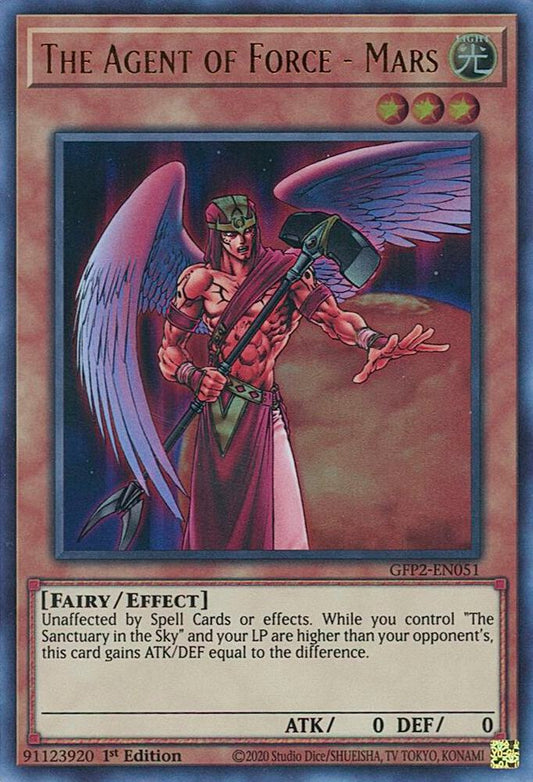 The Agent of Force - Mars - Ultra Rare - 1st Edition - GFP2-EN051