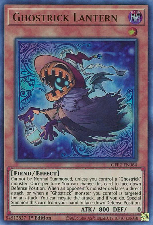 Ghostrick Lantern - Ultra Rare - 1st Edition - GFP2-EN064