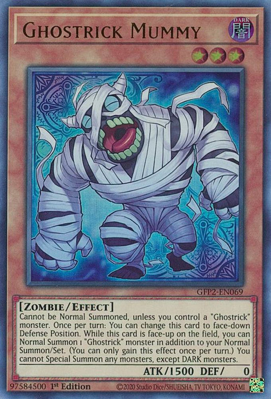 Ghostrick Mummy - Ultra Rare - 1st Edition - GFP2-EN069