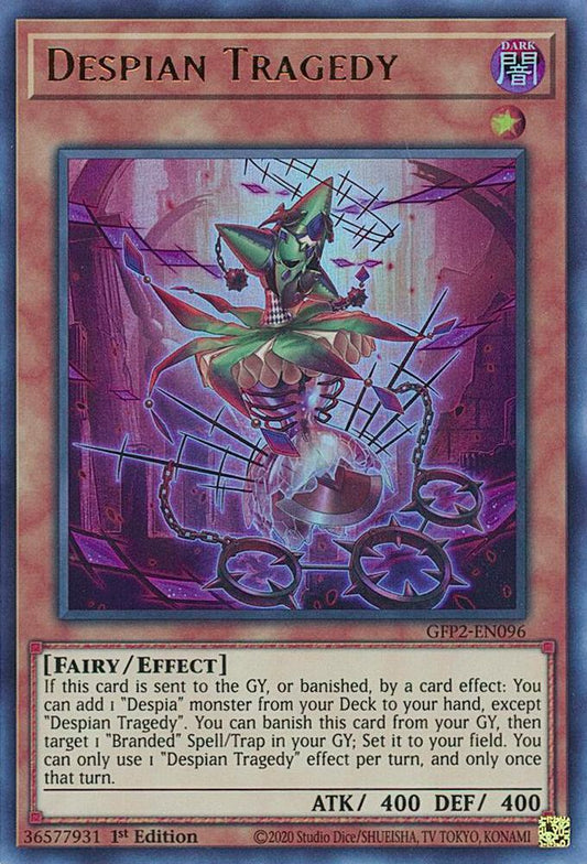 Despian Tragedy - Ultra Rare - 1st Edition - GFP2-EN096
