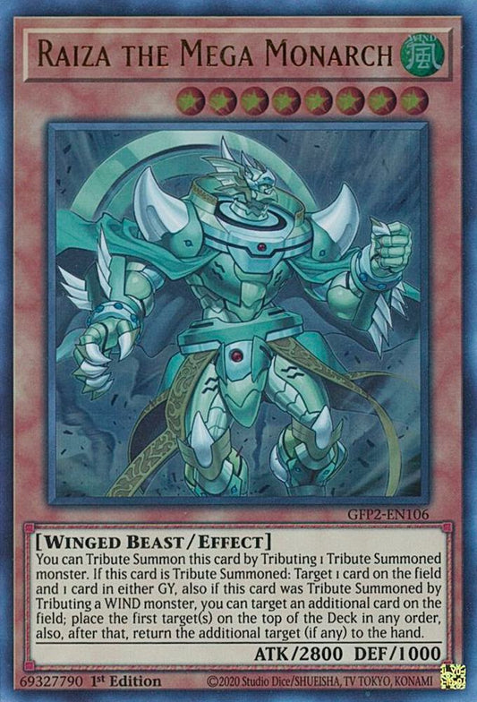 Raiza the Mega Monarch - Ultra Rare - 1st Edition - GFP2-EN106