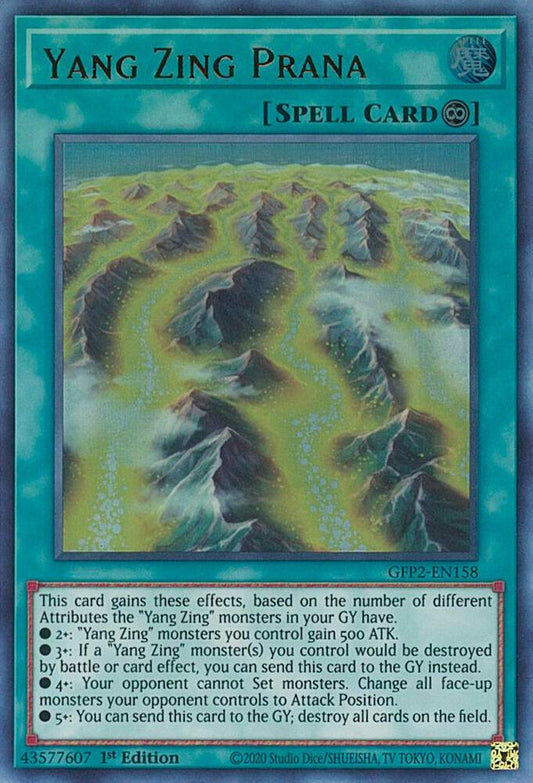 Yang Zing Prana - Ultra Rare - 1st Edition - GFP2-EN158