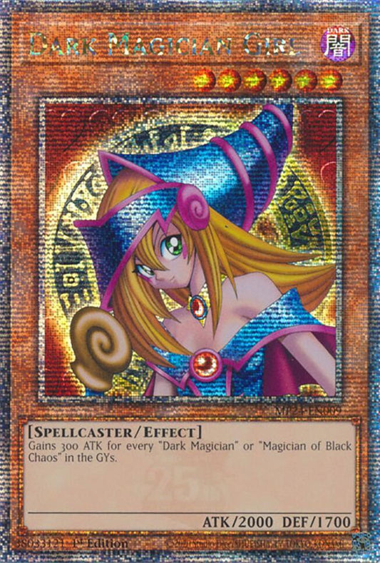 Dark Magician Girl - Quarter Century Secret Rare - 1st Edition - MP24-EN009