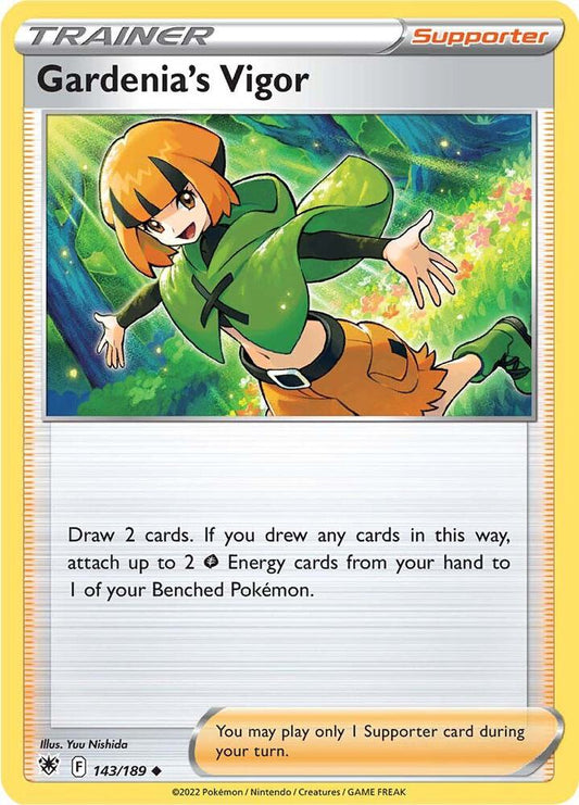 Gardenia's Vigor - 143/189 - Reverse Holofoil
