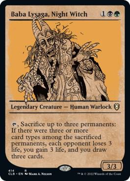 Baba Lysaga, Night Witch - Rare - 414