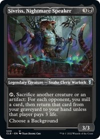 Sivriss, Nightmare Speaker (Foil Etched) - Foil - 500