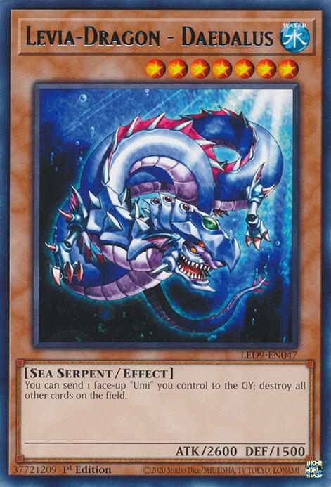 Levia-Dragon - Daedalus - Rare - 1st Edition - LED9-EN047