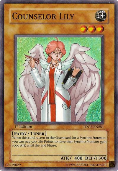 Counselor Lily - Super Rare - 1st Edition - TDGS-EN081