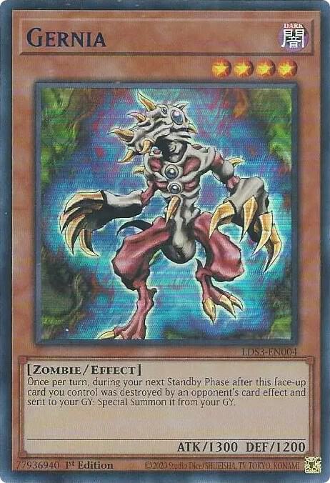 Gernia (Blue) - Ultra Rare - 1st Edition - LDS3-EN004