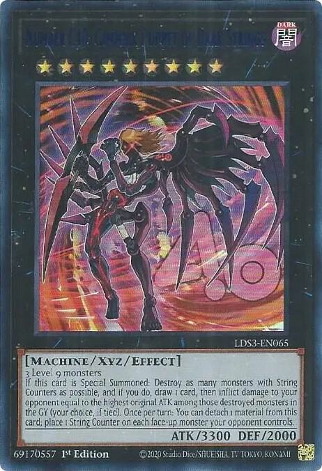 Number C40: Gimmick Puppet of Dark Strings (Blue) - Ultra Rare - 1st Edition - LDS3-EN065