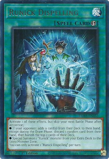 Runick Dispelling - Rare - 1st Edition - TAMA-EN032
