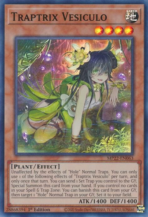 Traptrix Vesiculo - Super Rare - 1st Edition - MP22-EN063