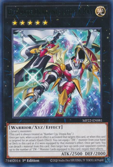 Ultimate Dragonic Utopia Ray - 1st Edition - MP22-EN081