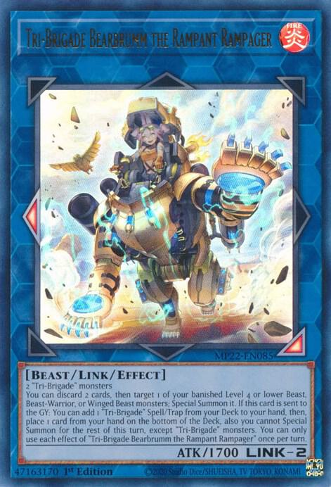 Tri-Brigade Bearbrumm the Rampant Rampager - 1st Edition - MP22-EN085