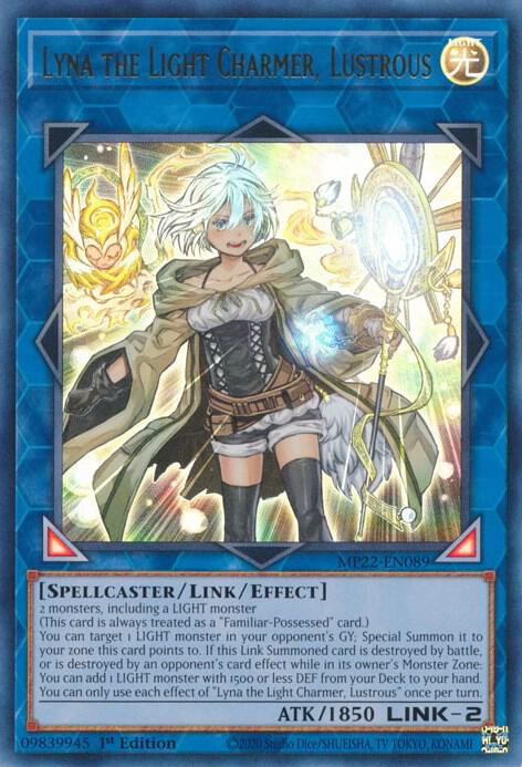 Lyna the Light Charmer, Lustrous - Ultra Rare - 1st Edition - RA04-EN081