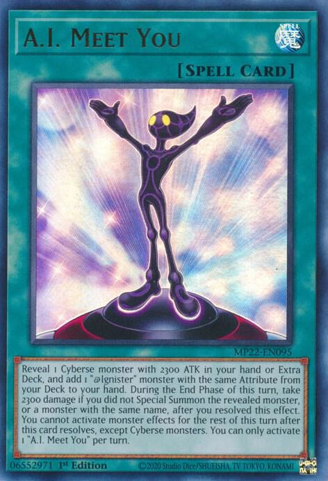 A.I. Meet You - Ultra Rare - 1st Edition - MP22-EN095