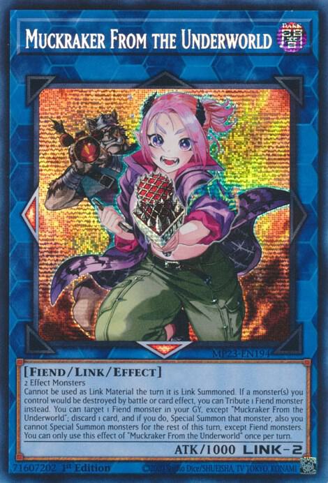 Muckraker From the Underworld - Prismatic Secret Rare - 1st Edition - MP23-EN194