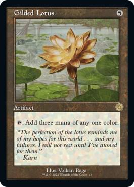 Gilded Lotus - 17 (Non-Foil Retro Frame)