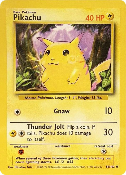 Pikachu - Nonfoil - 58/102