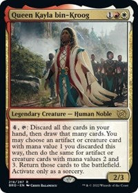 Queen Kayla bin-Kroog - Foil - 218/287
