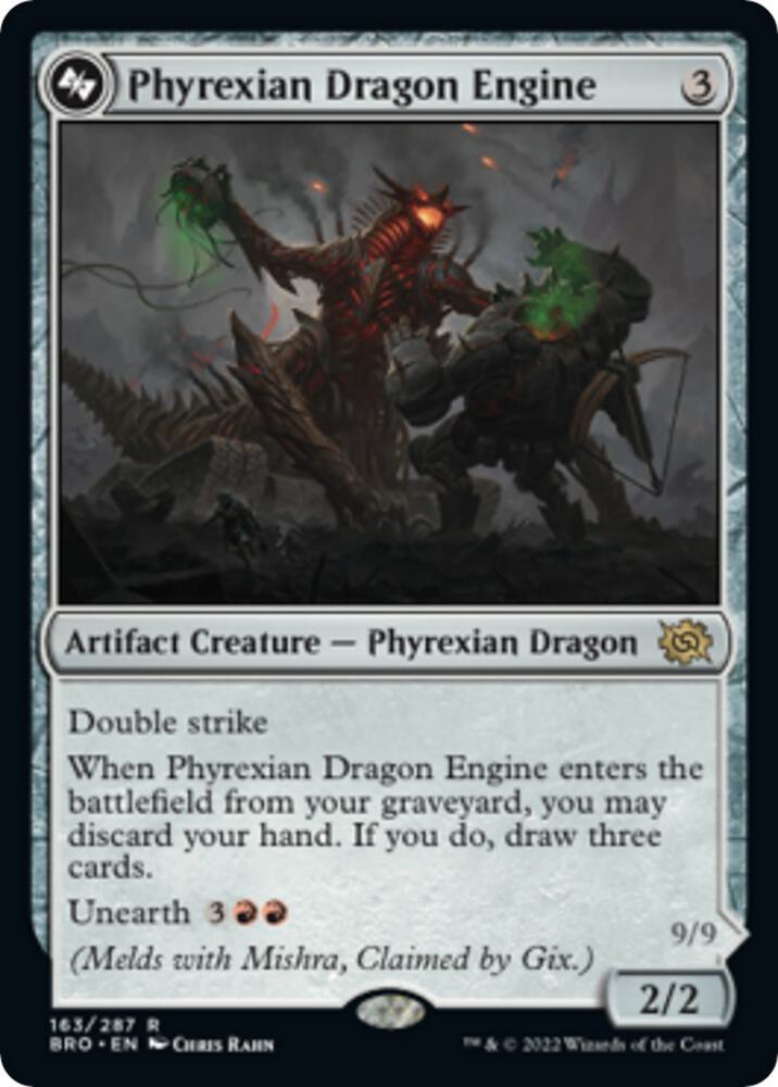 Phyrexian Dragon Engine (Foil) - Rare - 163/287