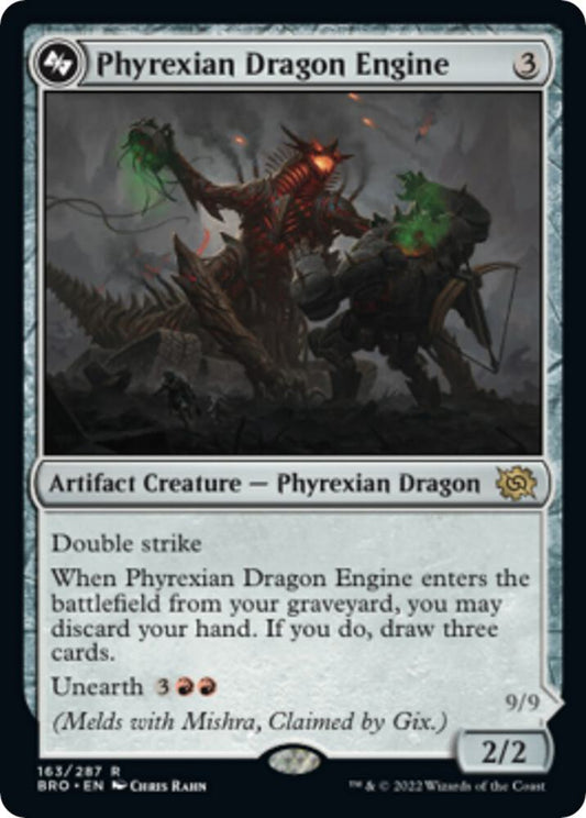 Phyrexian Dragon Engine (Foil) - Rare - 163/287
