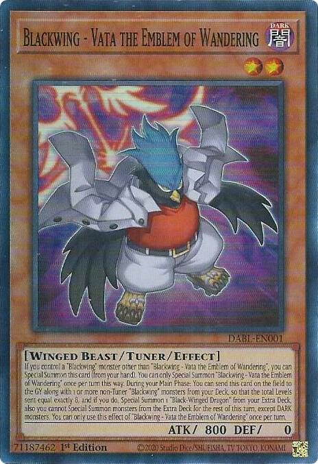 Blackwing - Vata the Emblem of Wandering - 1st Edition - DABL-EN001