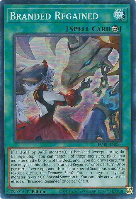 Branded Regained - Super Rare - 1st Edition - DABL-EN053