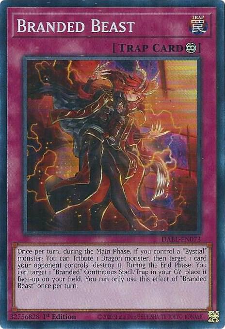 Branded Beast - Super Rare - 1st Edition - DABL-EN073