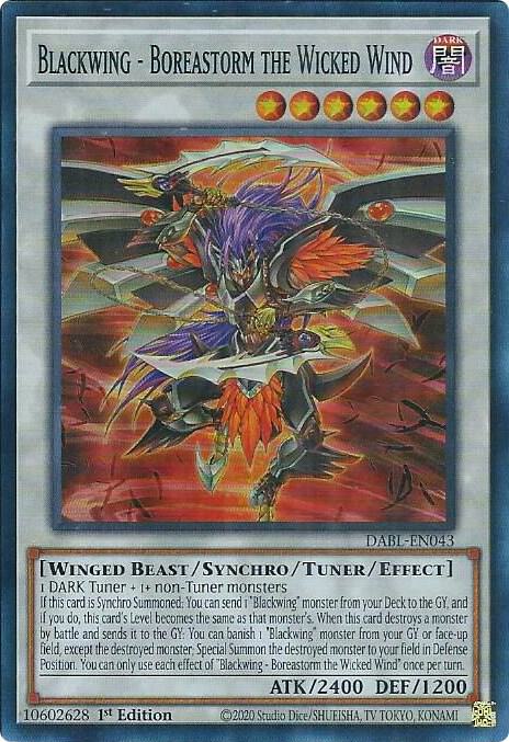 Blackwing - Boreastorm the Wicked Wind - 1st Edition - DABL-EN043