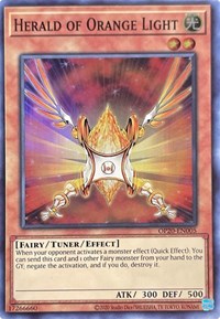 Herald of Orange Light (Super Rare) - OP20-EN005