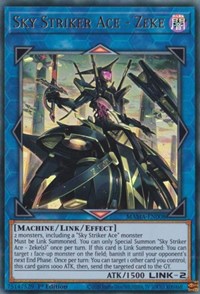 Sky Striker Ace - Zeke (Ultra Rare) - 1st Edition - MAMA-EN008
