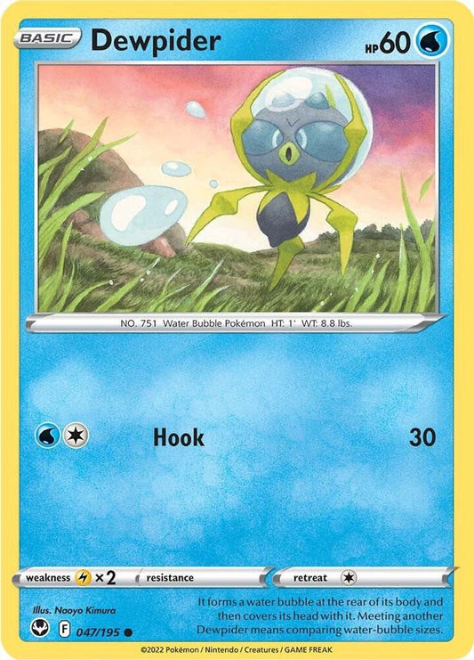 Dewpider - Reverse Holo - Common - 047/195