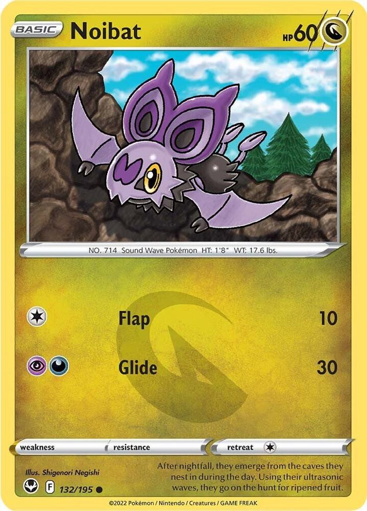 Noibat - Reverse Holofoil -  132/195