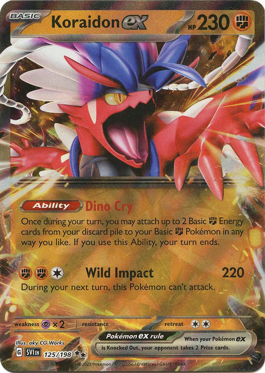 Koraidon ex - Double Rare - Foil - 125/198