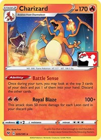 Charizard - 025/185 (Cracked Ice Foil)
