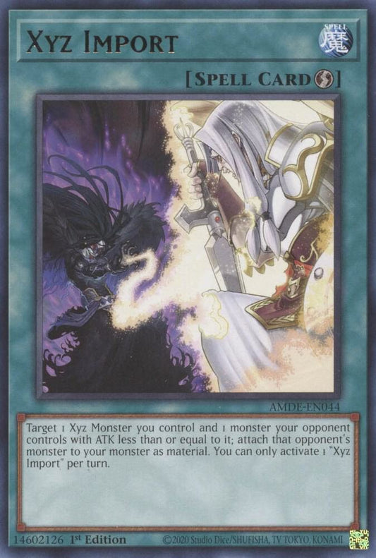 Xyz Import - Rare - 1st Edition - AMDE-EN044