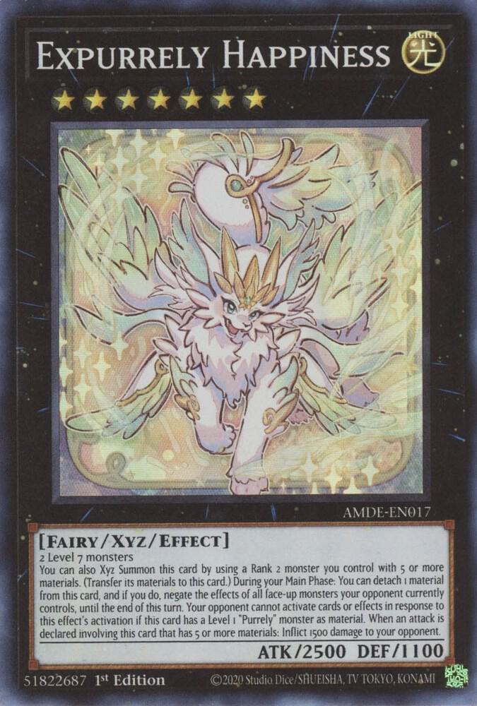 Expurrely Happiness - Super Rare - 1st Edition - AMDE-EN017