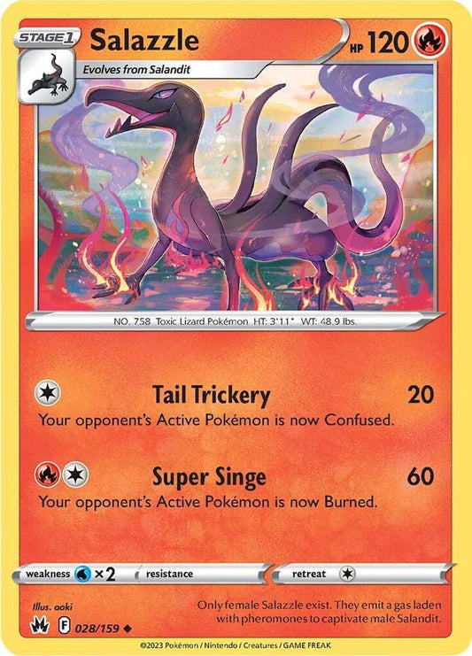 Salazzle - Reverse Holofoil - 028/159