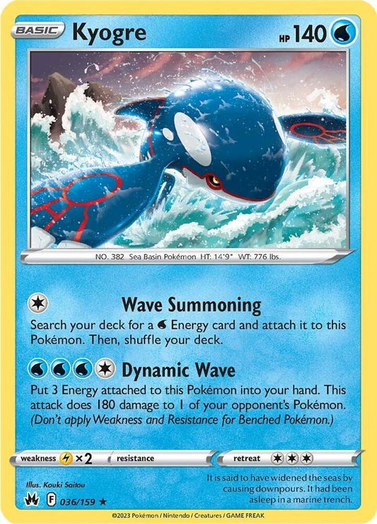 Kyogre - Cosmo Foil - 036/159