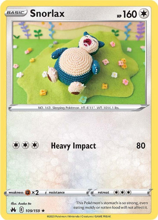 Snorlax - Rare - Non Foil - 109/159