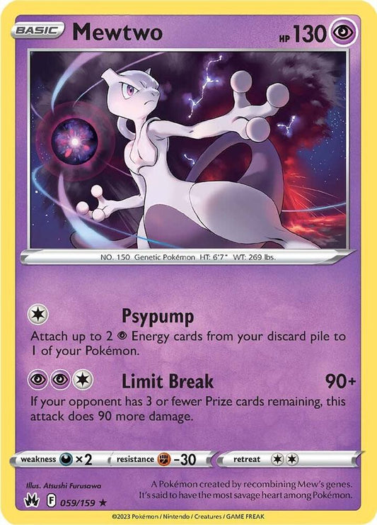 Mewtwo - Rare Holofoil - 059/159