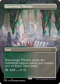 Razorverge Thicket (Borderless) - Non-Foil - 373