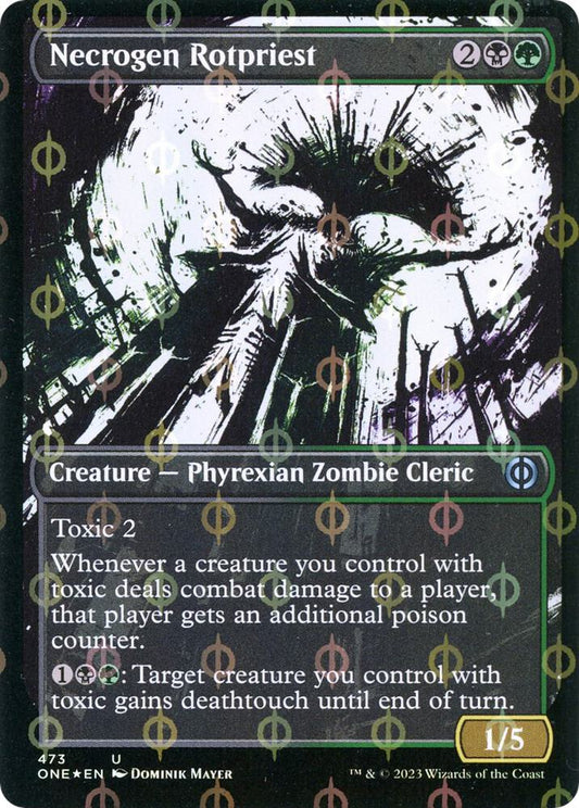 Necrogen Rotpriest (Showcase Step-and-Compleat Foil) - Uncommon - 473