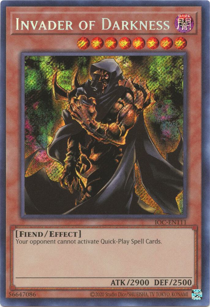 Invader of Darkness (25th Anniversary Edition) - Secret Rare - Unlimited - IOC-EN111